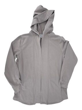 DKR & Company Light Taupe Open Front Hoodie, Large
